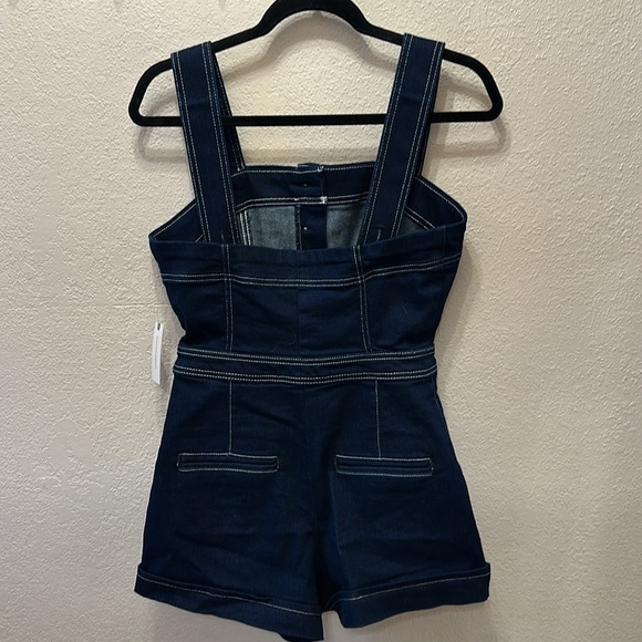 Maeve denim romper - Picture 3 of 4